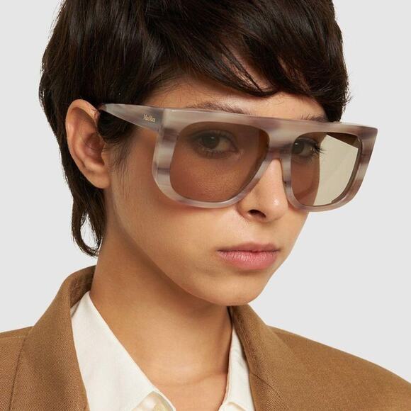 New, MAXMARA Sunglasses Eileen MM0073 20E Authentic - Picture 1 of 12